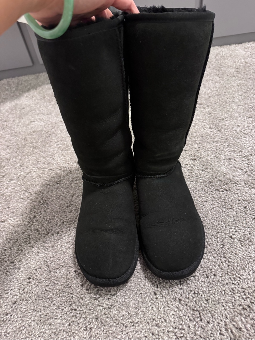 UGG Classic Tall Black Boots - Size 6